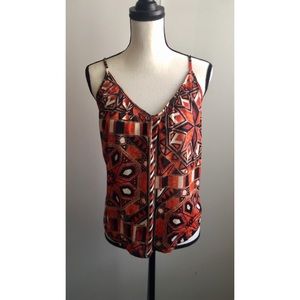 H&M Tribal Print Tank Top Medium
